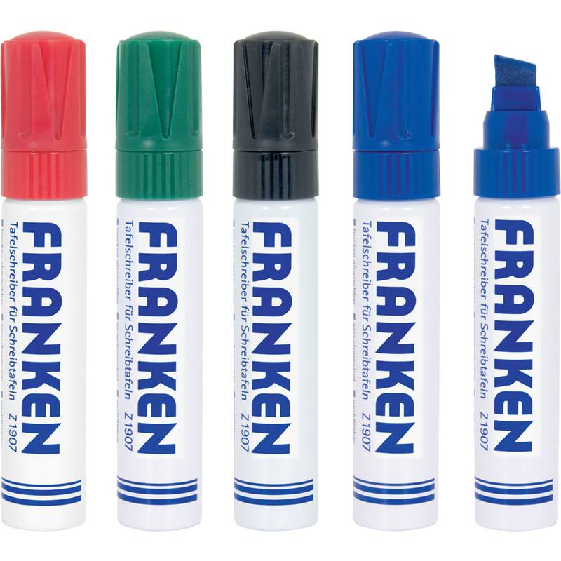 FRANKEN Whiteboard-Marker JumboMarker, 4er Set
