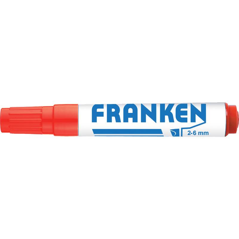 FRANKEN Flipchart Marker, Strichstärke: 2-6 mm, rot