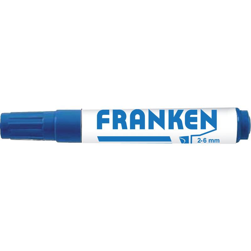FRANKEN Flipchart Marker, Strichstärke: 2-6 mm, blau