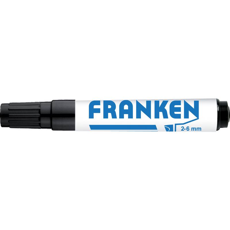 FRANKEN Flipchart Marker, Strichstärke: 2-6 mm, schwarz