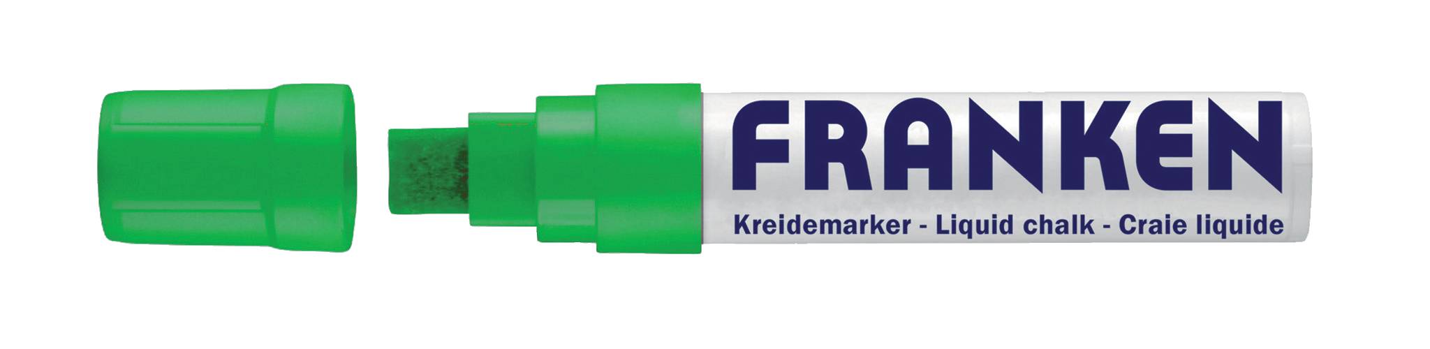 Kreidemarker Jumbo - weiß - grün