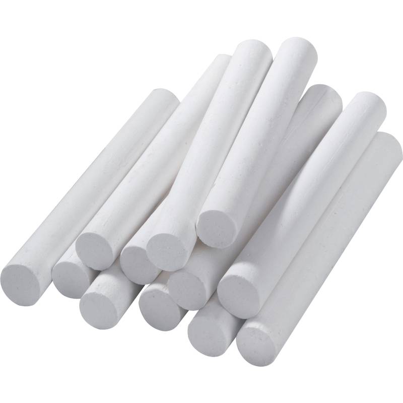 FRANKEN Wandtafelkreide, rund, weiß