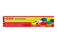 Herlitz - Farbe - verschiedene Farben - 20 ml (Packung mit 6)