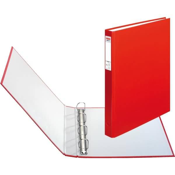 Ringbuch A4 PP 4 Ringe rot