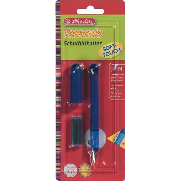 Füllhalter Tornado M-Feder farbig sortiert