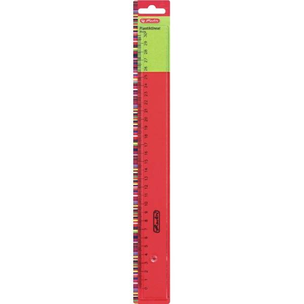 Lineal Plastik 30cm transparent