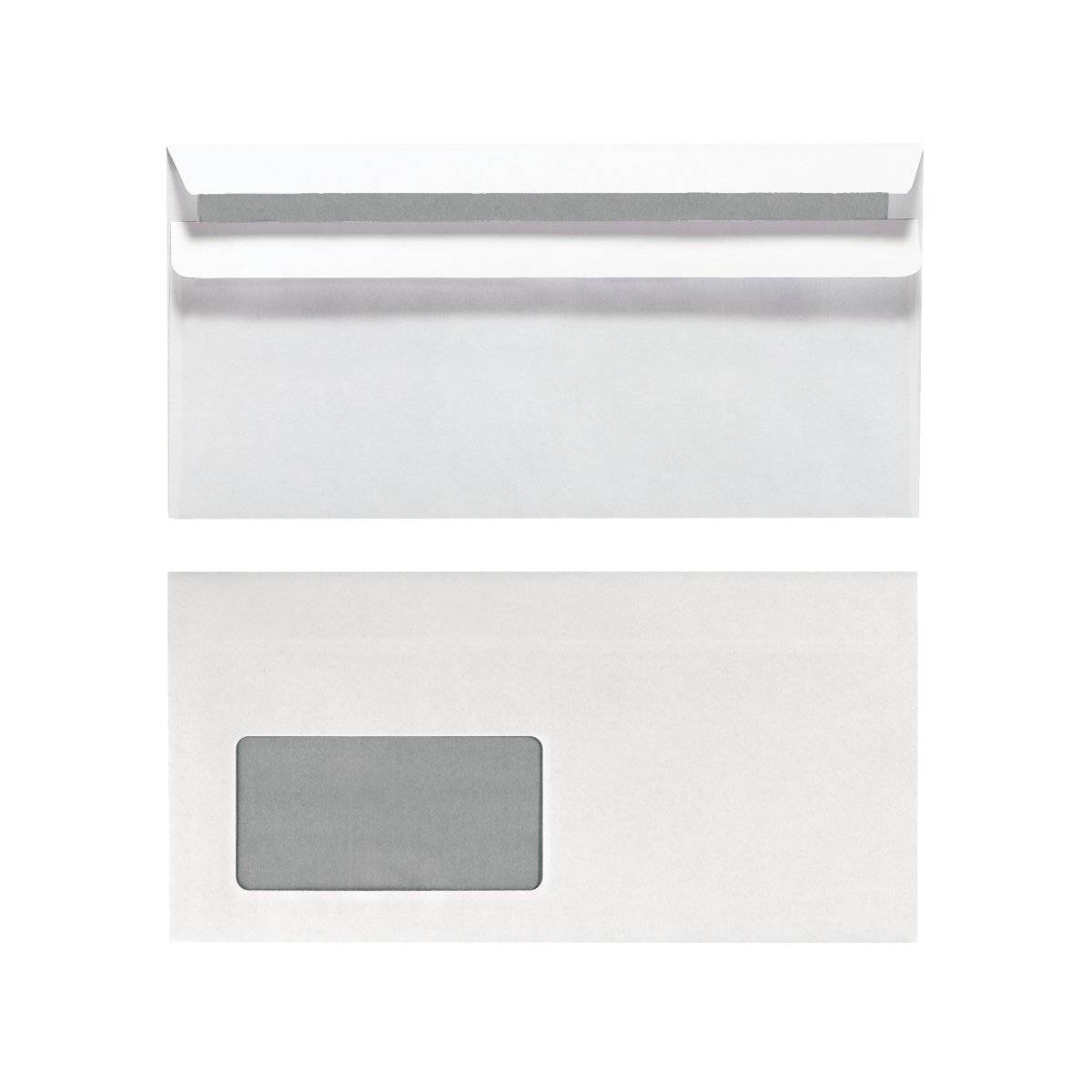 Herlitz 764746, DL (110 x 220 mm), Weiß, Papier, 75 g/m², 220 mm, 110 mm