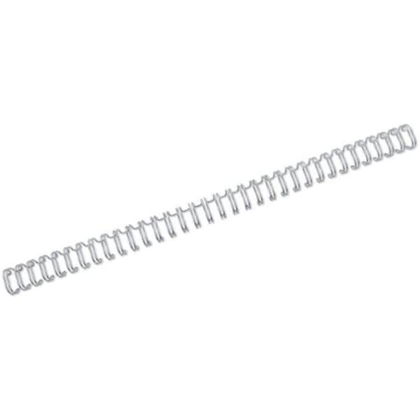 Drahtbinderücken WireBind A4 5mm VE=100 Stück silber