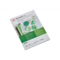 GBC Lam Pouch A4 2X175 mic Gloss - 100er-Pack - glänzend - A4 (210 x 297 mm) GBC Lam Pouch A4 2X175 mic Gloss - 100er-Pack - glänzend - A4 (210 x 297 mm)