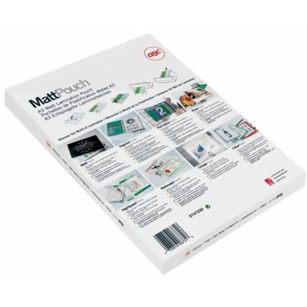 Laminiertasche A4 75 Micron matt/glänzend VE=50 Stück transparent/glasklar