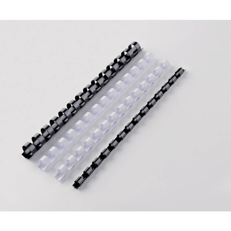 GBC Plastikbinderücken, DIN A5, 14 Ringe, 8 mm, schwarz