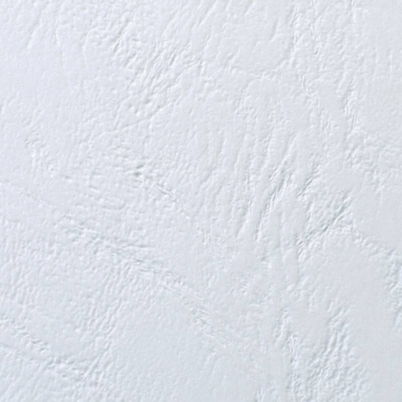 GBC Einbanddeckel LeatherGrain, DIN A5, 250 g/qm, weiß