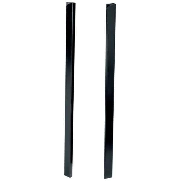 Klemmschiene A4 5mm 25 Stück schwarz