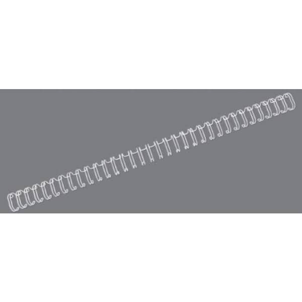 Drahtbinderücken WireBind A4 5mm VE=100 Stück weiß