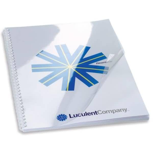 Deckblatt HiClear A4 PVC 200 Micron VE=100 Stück glasklar