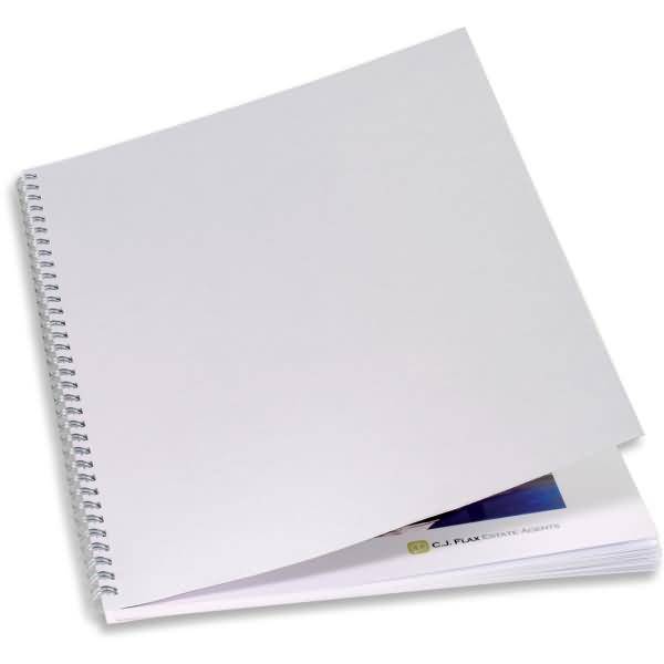 Einbanddeckel LinenWeave A4 250g/qm weiß VE=100 Stück