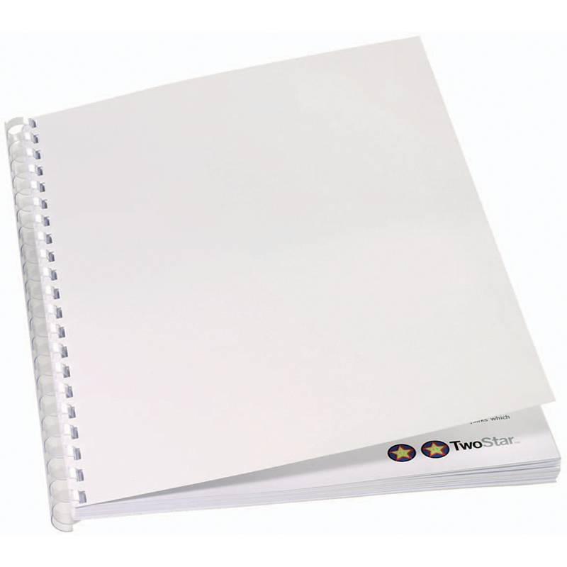 GBC Einbanddeckel ibiStol, DIN A4, Karton, 350 g/qm, weiß