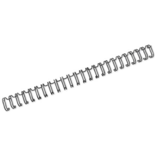 Drahtbinderücken WireBind A5 Nr. 7 11mm VE=250 Stück schwarz