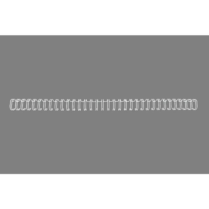 GBC Drahtbinderücken WireBind, A4, 34 Ringe, 11 mm, weiß