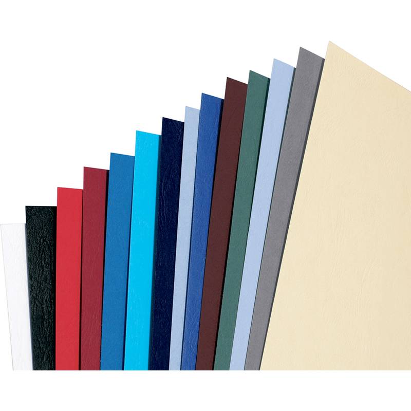 GBC Einbanddeckel LeatherGrain, DIN A3, 250 g/qm, schwarz