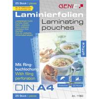 Genie 11963 - Transparent - Glänzend - A4 - Pack - 338 mm - 303 mm - Laminating