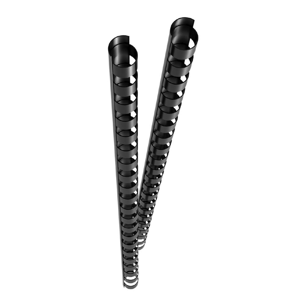 Genie 12369, Binderücken, Schwarz, 45 Blätter, Kunststoff, 8 mm, 80 mm