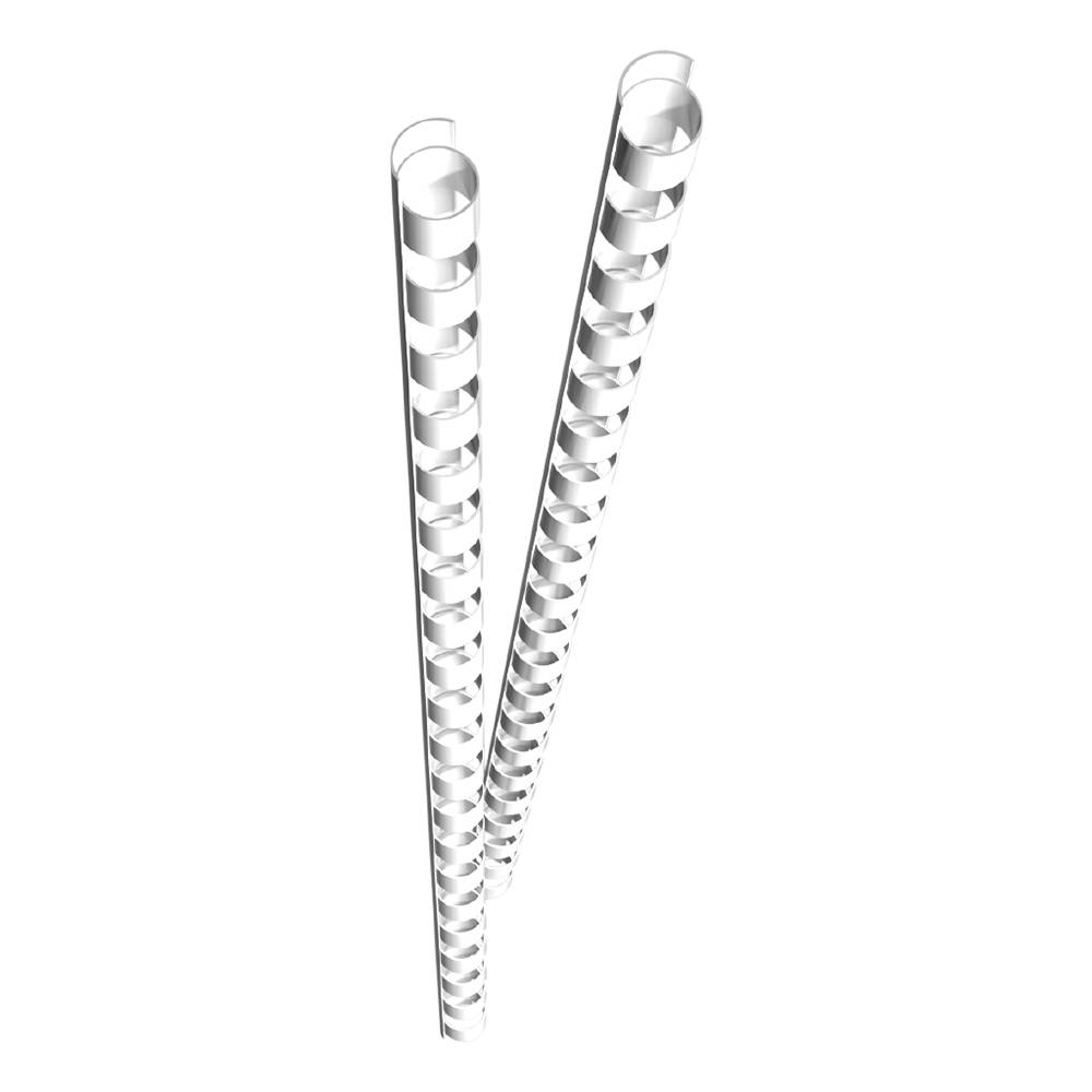 Genie 12375, Binderücken, Weiß, 25 Blätter, Kunststoff, 6 mm, 60 mm