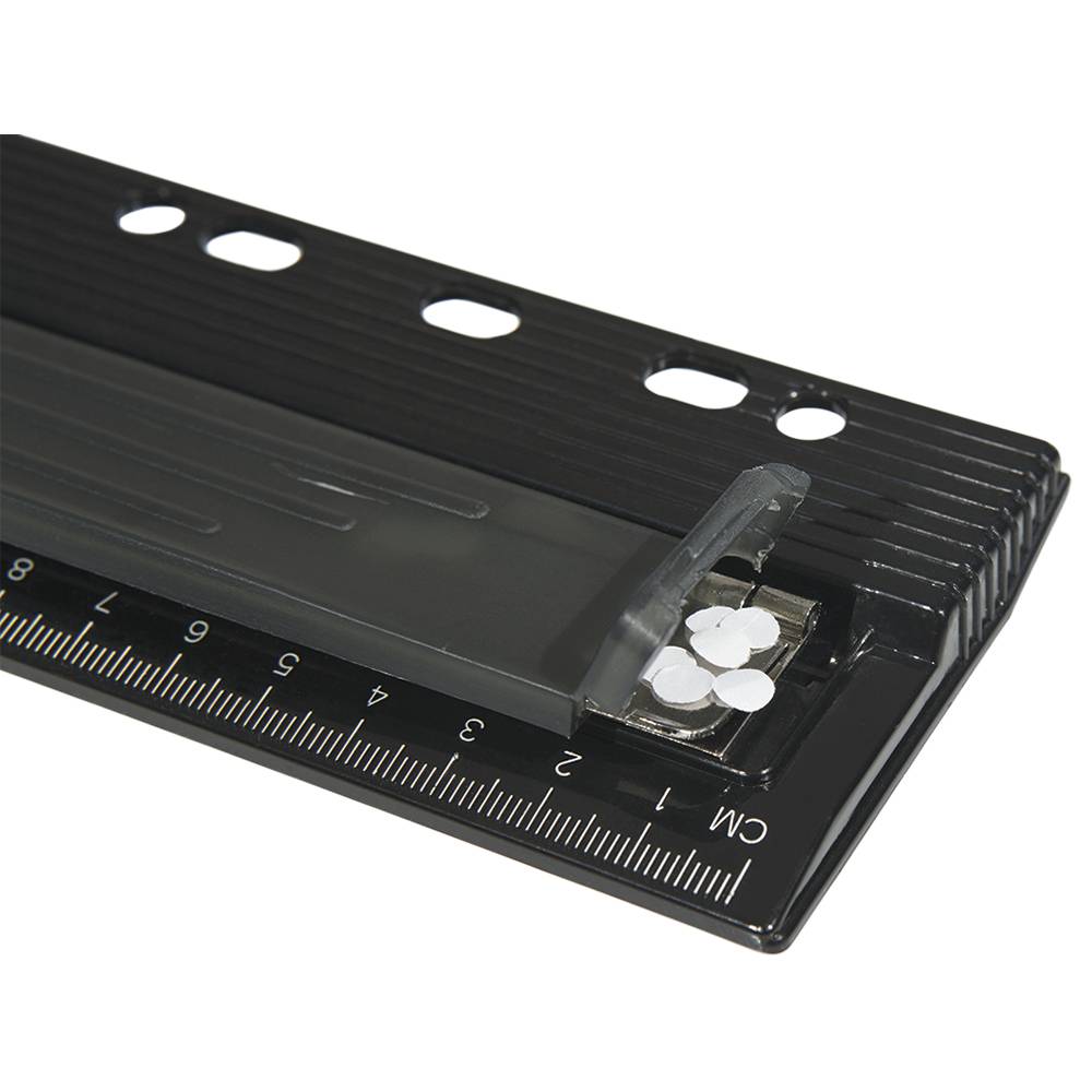 Genie PP 4M, 3 Blätter, Schwarz, Metall, Kunststoff, 300 mm, 65 mm, 13 mm