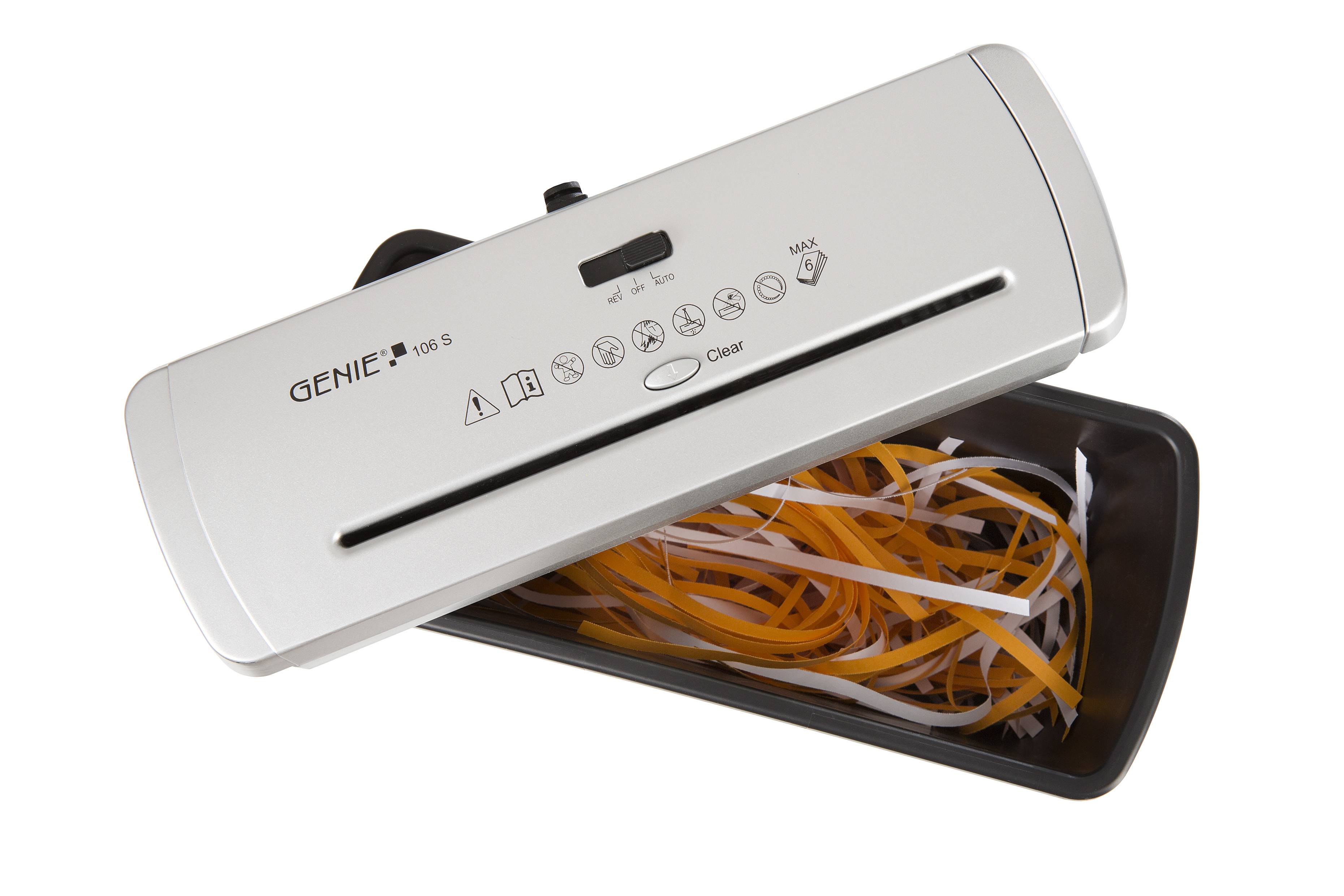 Genie 106 S, Streifenzerkleinerung, 22 cm, 6 mm, 7 l, 72 dB, P-2