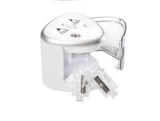 Genie PS 120, Elektrischer Bleistiftspitzer, Transparent, Weiß, 1,2 cm, 9 mm, 91 mm, 89 mm