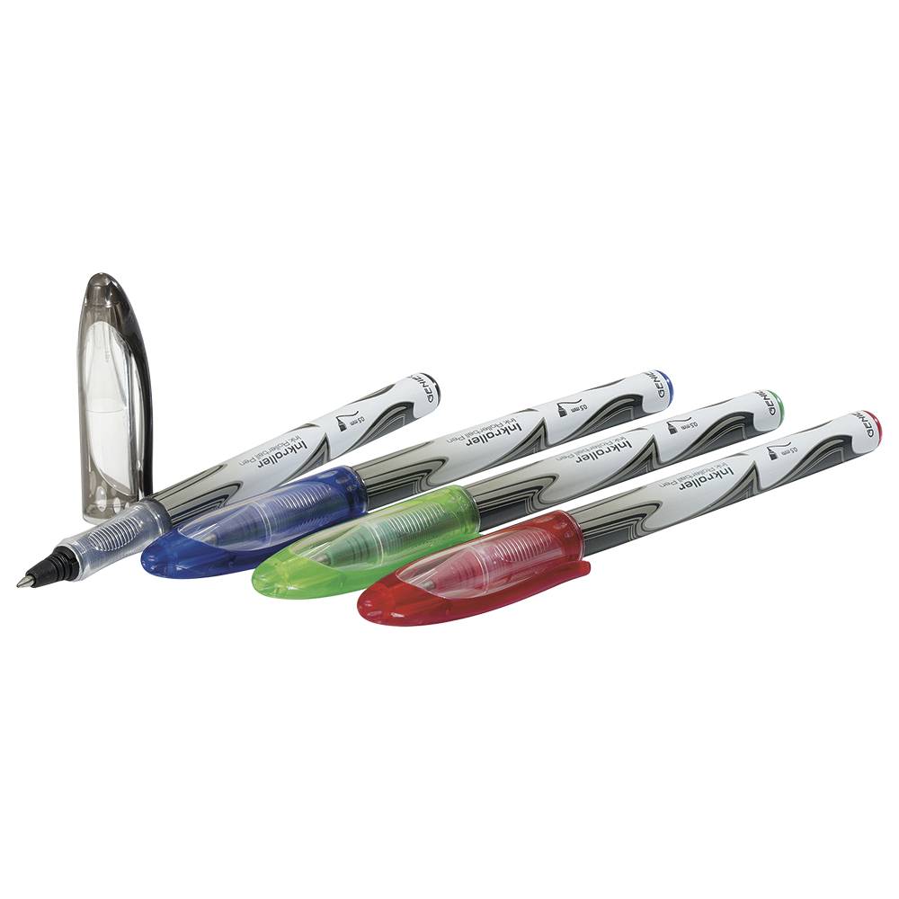 Genie 40018, Stick Pen, Mehrfarben, Schwarz, Blau, Grün, Rot, Acrylnitril-Butadien-Styrol (ABS), 0,7 mm, Beidhändig