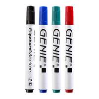 Genie 40042G, 4 Stück(e), Schwarz, Blau, Grün, Rot, Rundspitze, Mehrfarben, Kunststoff, 1 mm