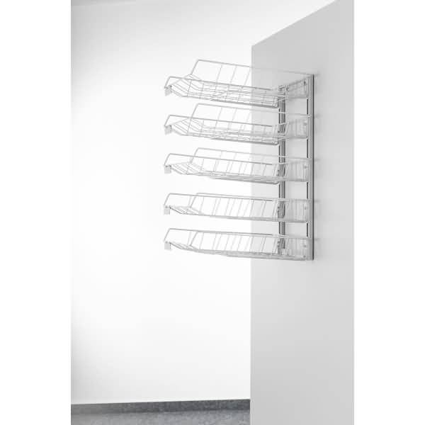 Wandsortieranlage Sorter 1005 5 Körbe lichtgrau
