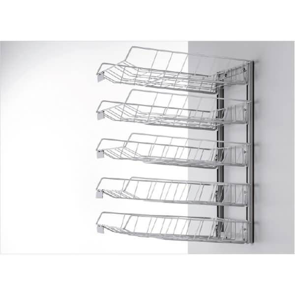 Wandsortieranlage Sorter 1005 5 Körbe silbergrau