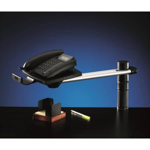 Telefonschwenkarm Tele-Rail schwarz Aluminium eloxiert