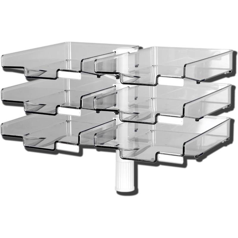 Hansa Schwenkflügler mit 6 Schalen, lichtgrau