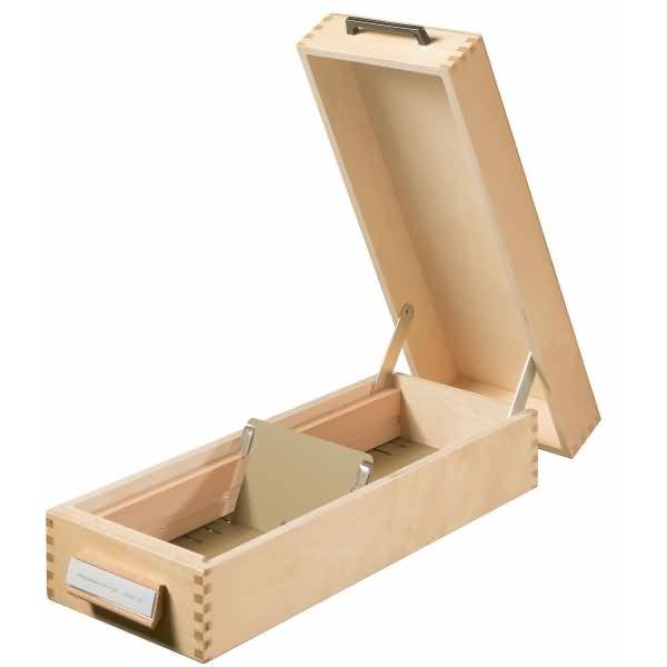 Karteikasten A7 quer Holz für 1000-1500 Karten