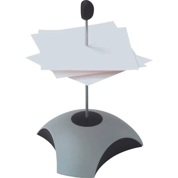 Zettelspießer Delta mit Schutzkappe lichtgrau/schwarz