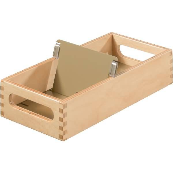 Karteitrog A7 quer Holz für 500-900 Karten