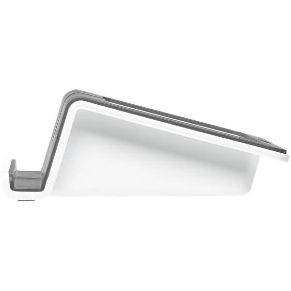 Tabletständer UP Tablet Stand mit Soft-Grip Oberfläche und Kabelhalterung dunkelgrau-weiß