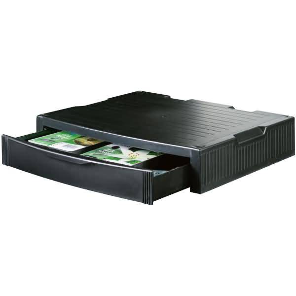 Monitorständer 1 Schublade geschlossen schwarz