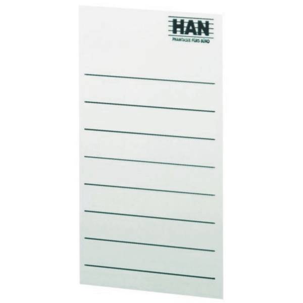 Rückenschild für Stehsammler 1 DIN A4 Bogen a 8 Schilder