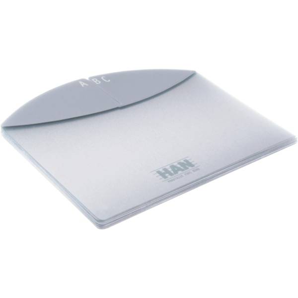 Register A8 A-Z 16-teilig für Croco Duo transluzent klar