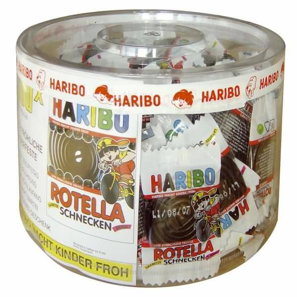 Lakritzgummi Schnecken Minibeutel VE=100 Stück a 10g