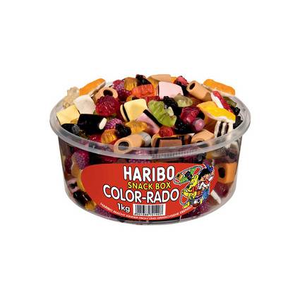HARIBO Fruchtgummi COLOR-RADO, 1 kg Dose