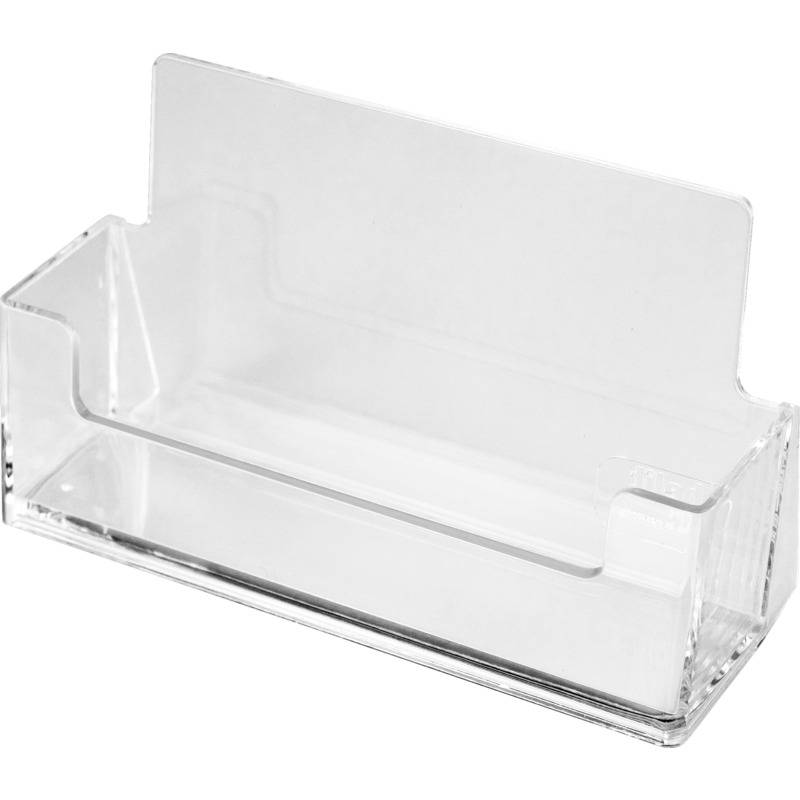 helit Visitenkarten-Aufsteller "the helpdesk", glasklar