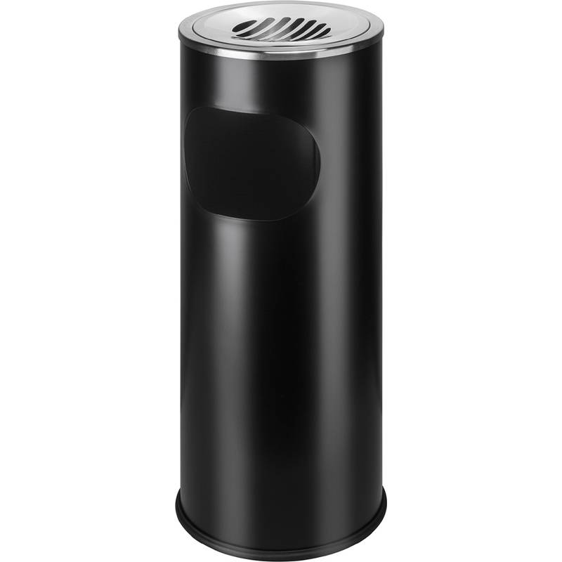 helit Standascher "the shark", Stahlblech, schwarz