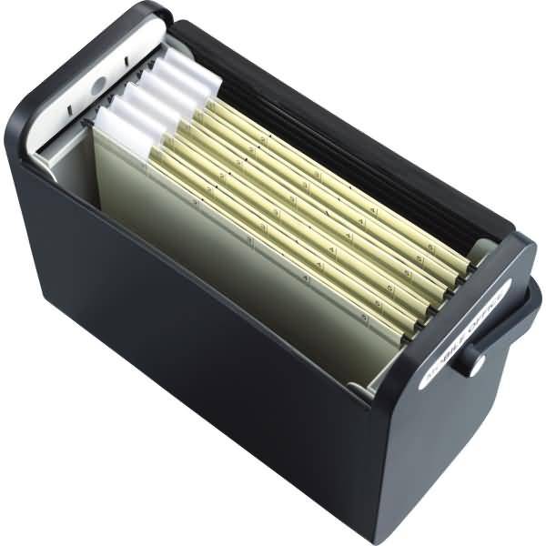 Hängemappenbox Mobile Office 192x397x303mm schwarz