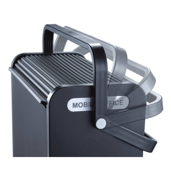 Hängemappenbox Mobile Office 42,5x30,5x20cm schwarz/lichtgrau