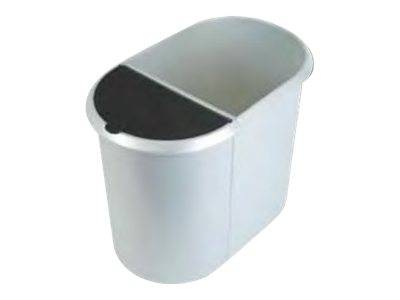 Helit Duo System - Papierkorb - 20 L - Mülltrennung